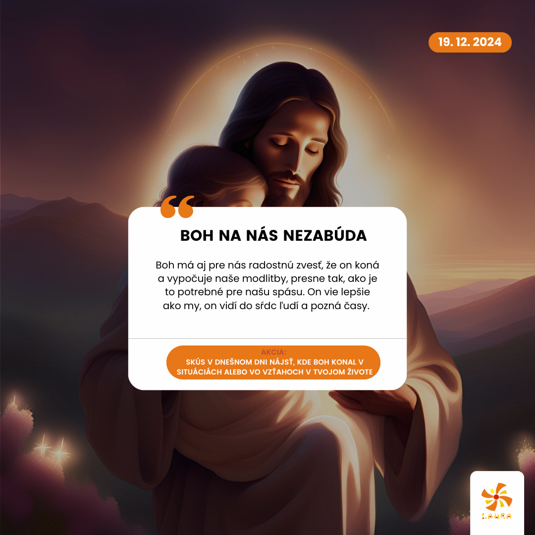 Boh ma nás nezabúda